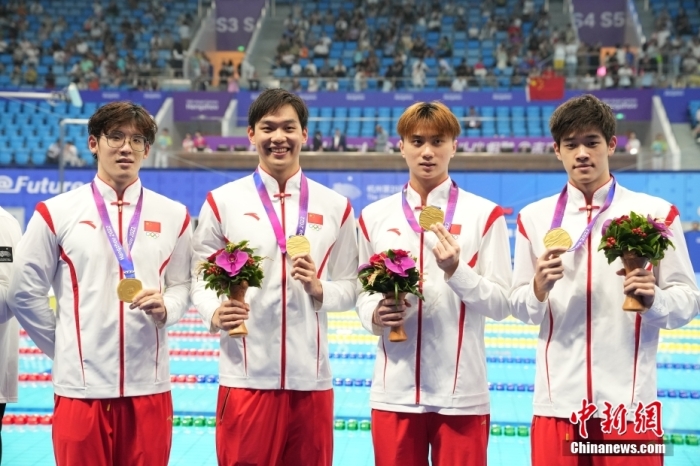 杭州亚运会中国游泳队28金创历史最佳战绩